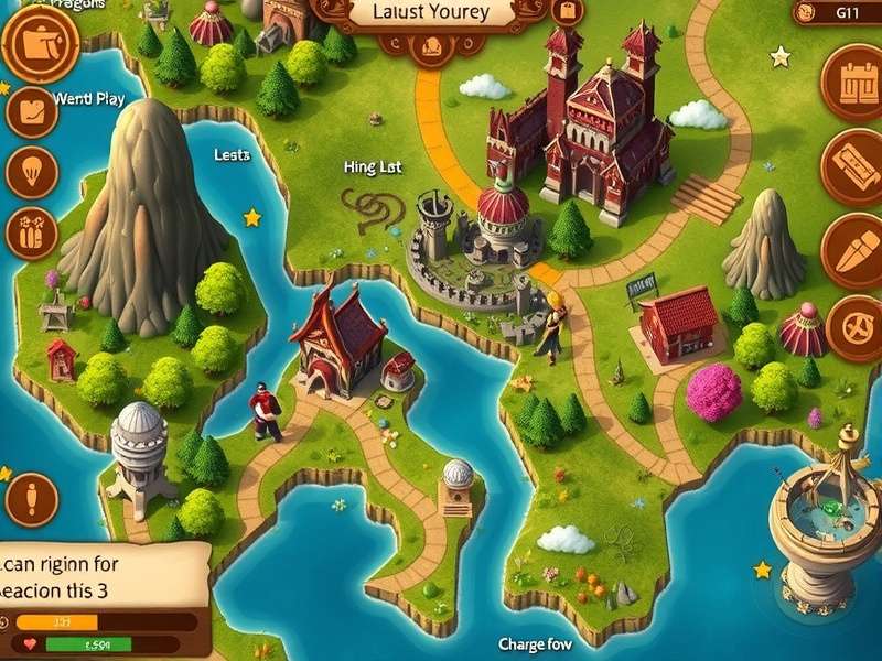 Supreme Ginger Journey world map showing diverse regions