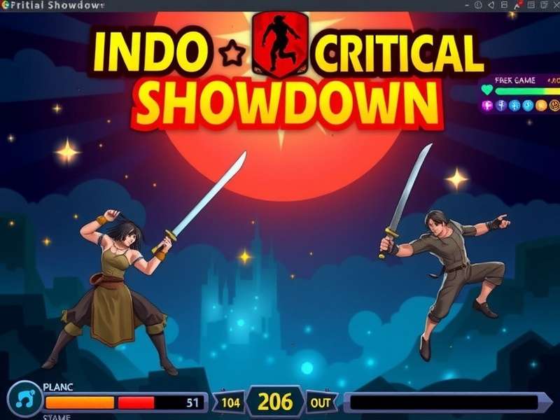 Indo Critical Showdown gameplay screenshot showing character combat