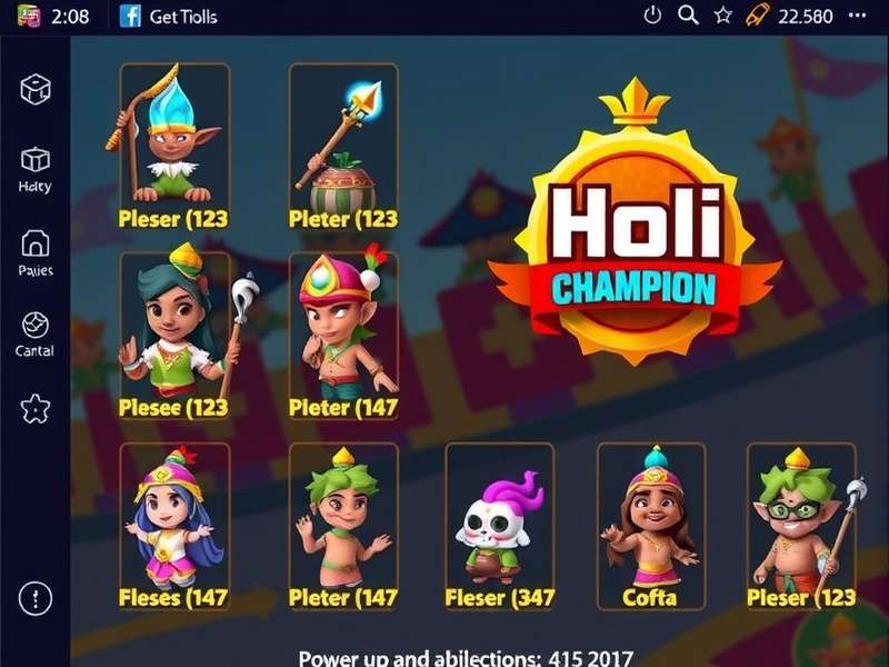 Holi Race Champion character roster