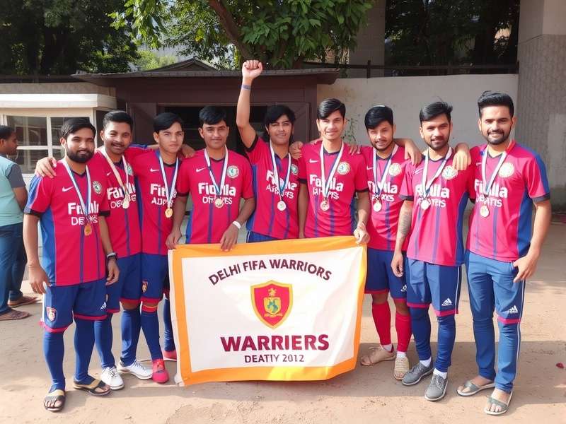 Early days of Delhi FIFA Warriors in local tournaments