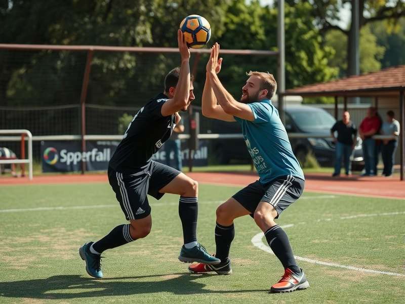 Thrilling Handball Combat match in progress