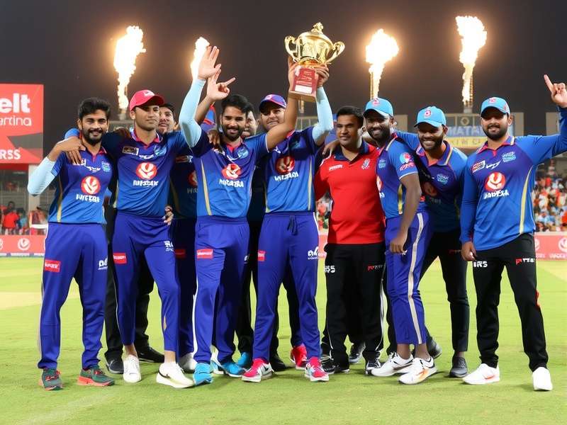 Hyderabad Strikers Trophy Celebration