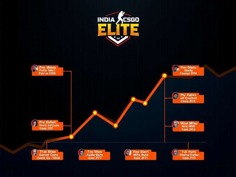 India CSGO Elite team competing in tournament