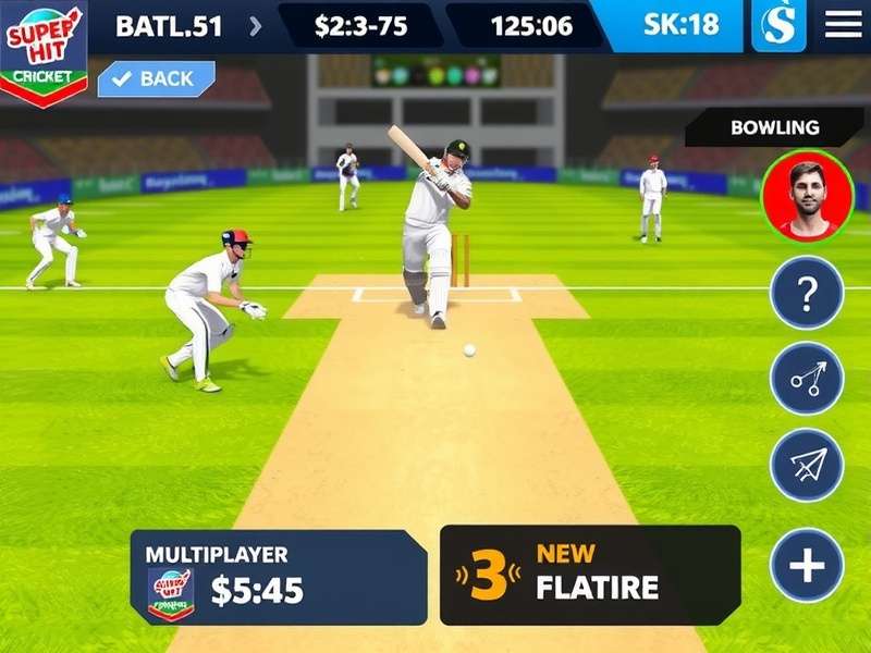 Super Hit Cricket multiplayer and tournament features