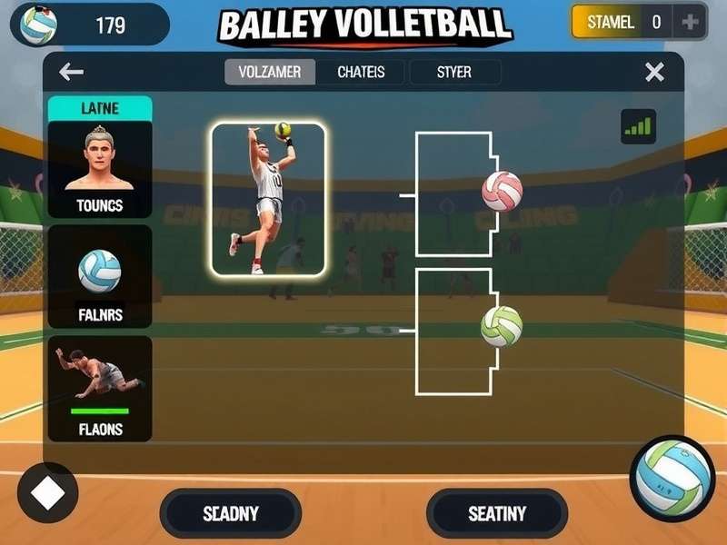 Volley Viking Challengers tournament bracket interface