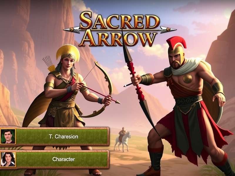 Sacred Arrow Odyssey character selection screen
