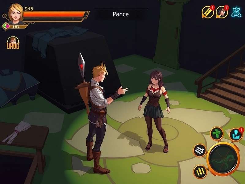 Sacred Quest Confidants gameplay illustration