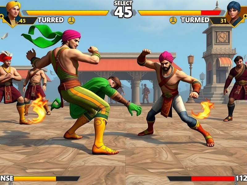 Turban Tussle Titans special move execution