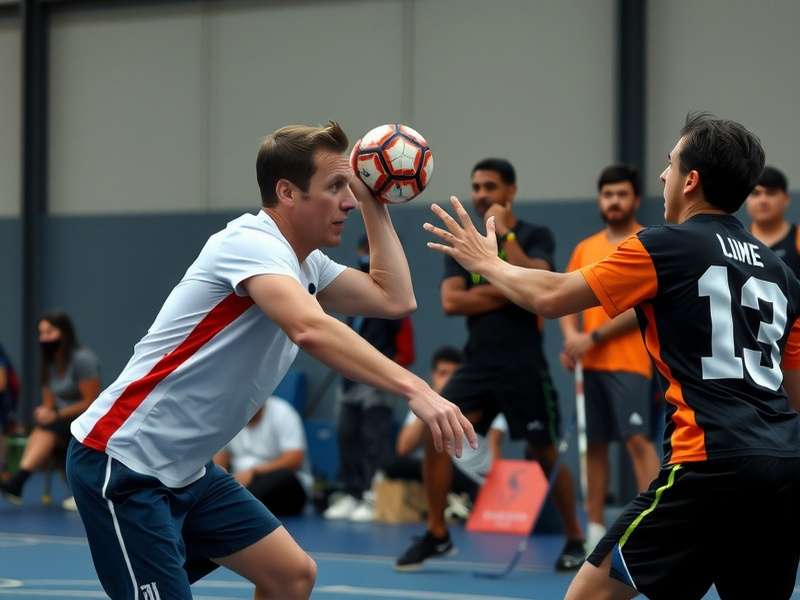 Thrilling Handball Combat techniques demonstration