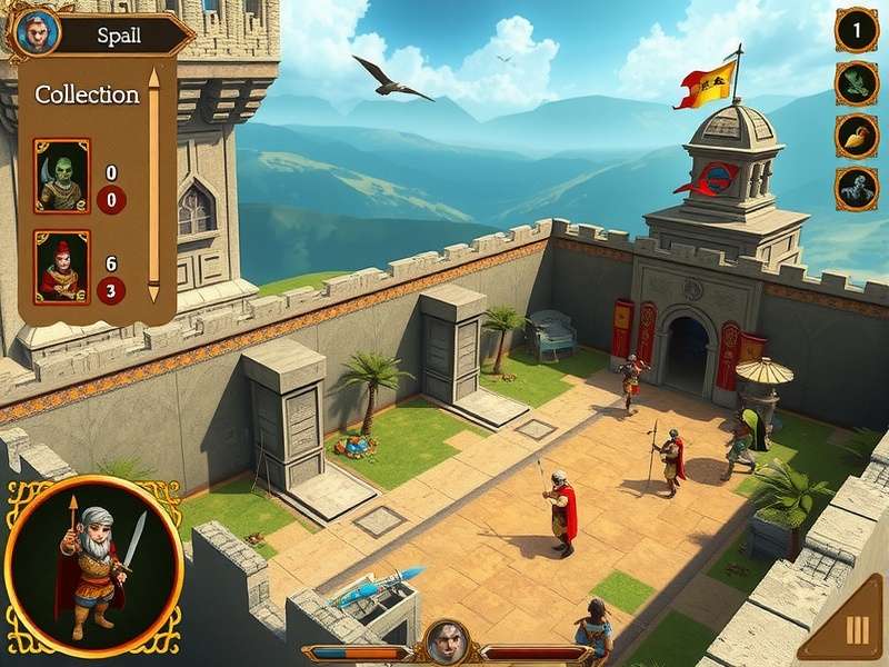 Epic Kochi Crusade fortress development interface