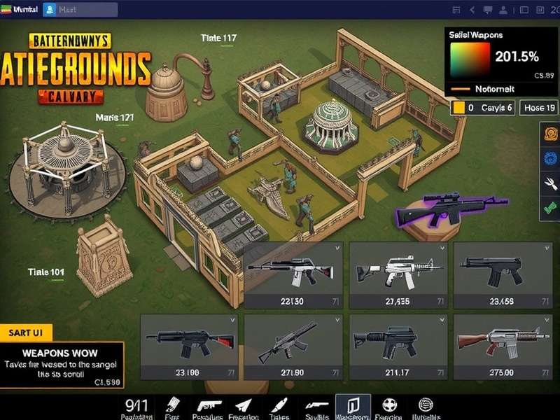 PUBG Mumbai Vanquisher weapons collection