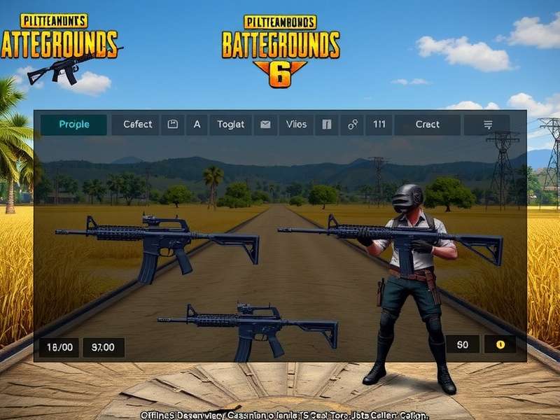 PUBG Platinum Assassin 6 weapons collection