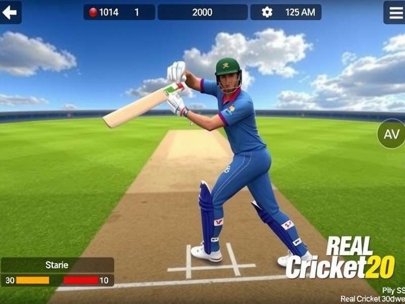Real Cricket 20 Power Gameplay Screenshot