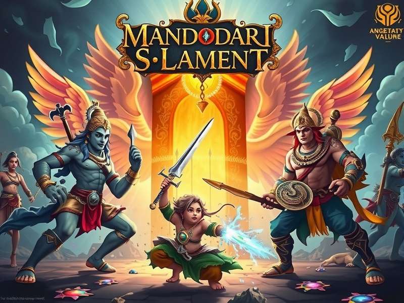 Character artwork from Mandodari S Lament showing main protagonists