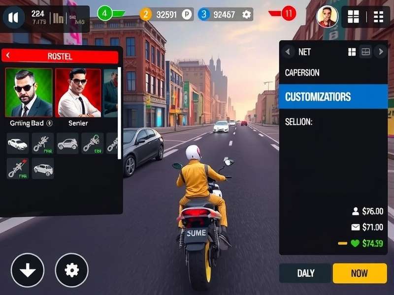 Vehicle customization screen showing extensive modification options in Mumbai Street Mayhem Legends