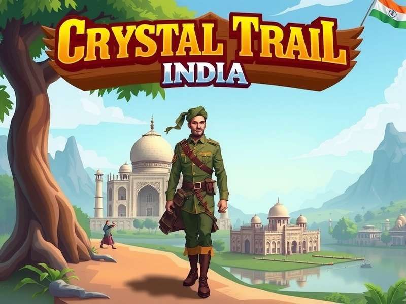Crystal Trail India gameplay showcasing Indian landscapes