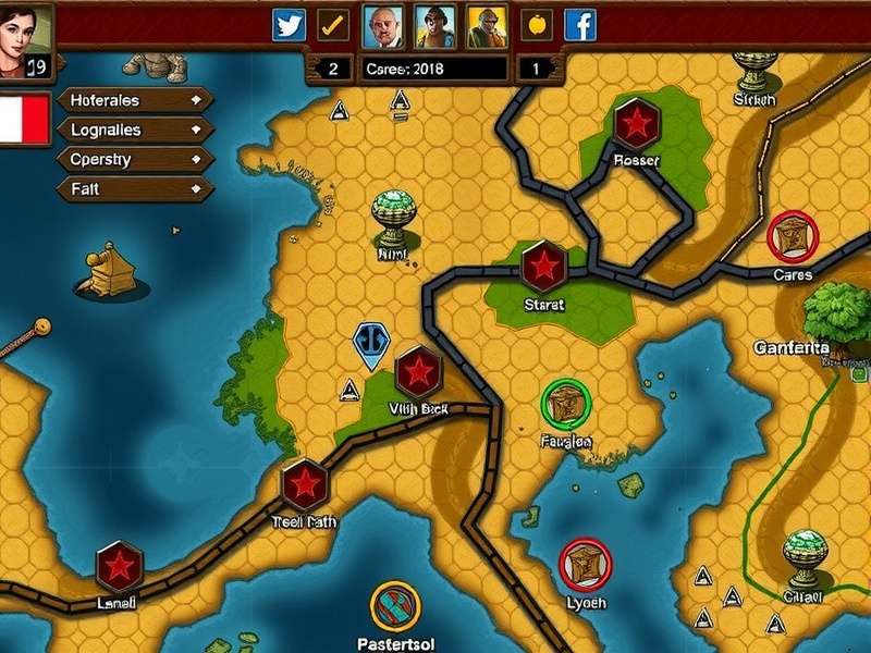 Pinnacle Pathfinder strategy map showing optimal paths