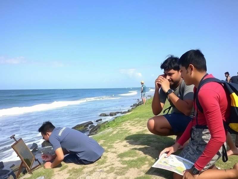 Coastal Treasure Hunt puzzle solving session