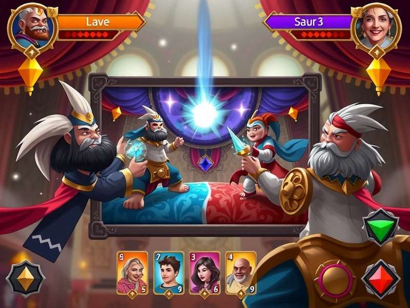 Dharwad Duel Master gameplay illustration showing card battle