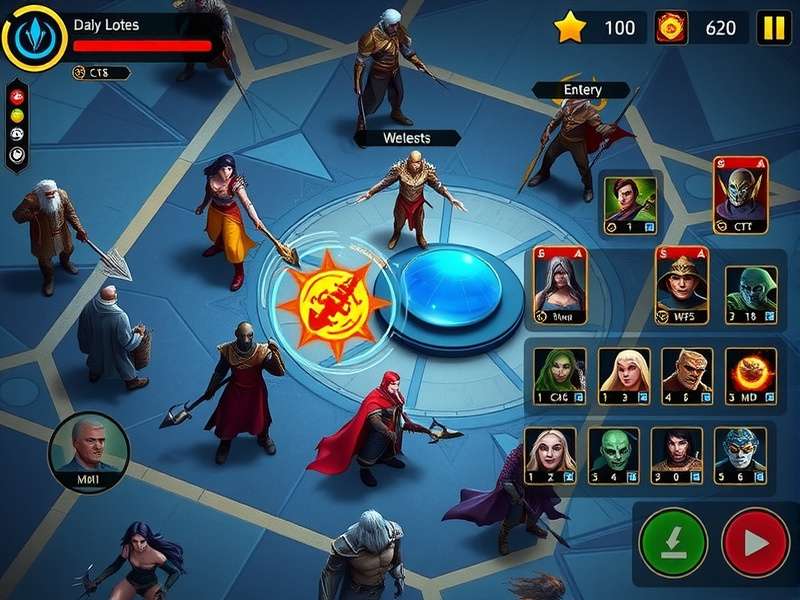 Time Warlords gameplay screenshot showing strategic battle interface