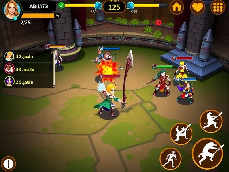 Archero Heroes India gameplay screenshot showing combat mechanics