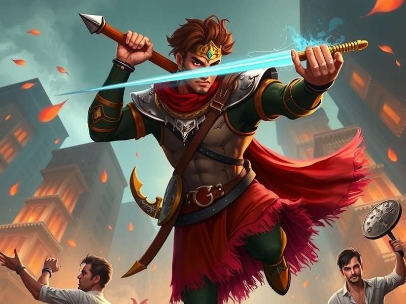 Kolkata Warrior King main character in action