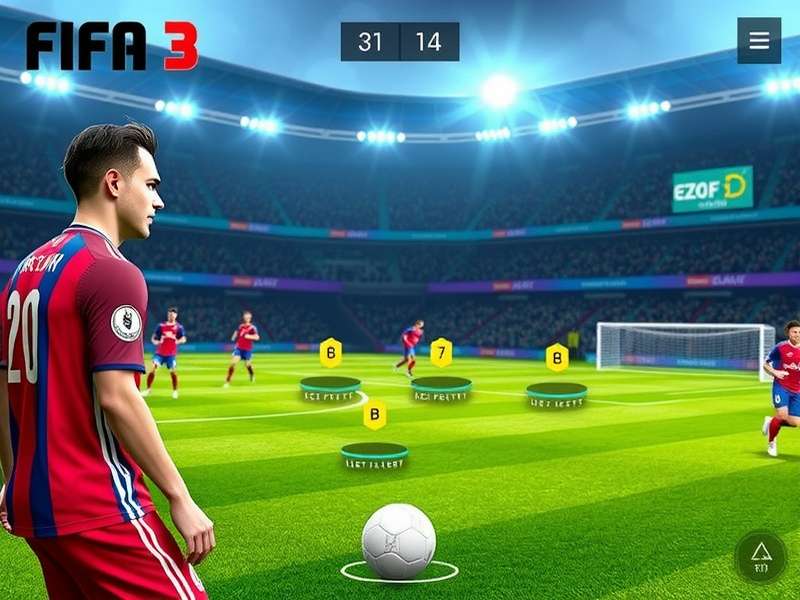 FIFA Ace Player 3 strategy guide showing formation tactics and player positioning