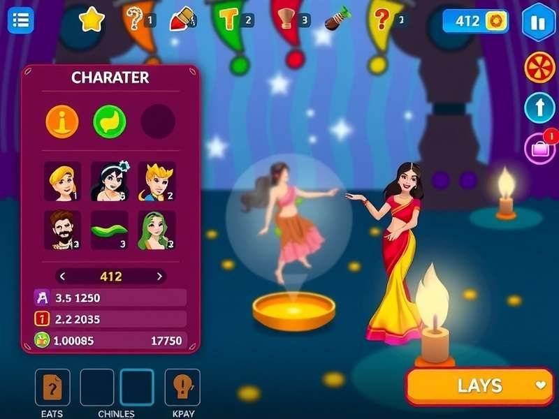 Desi Pojo Party character customization screen