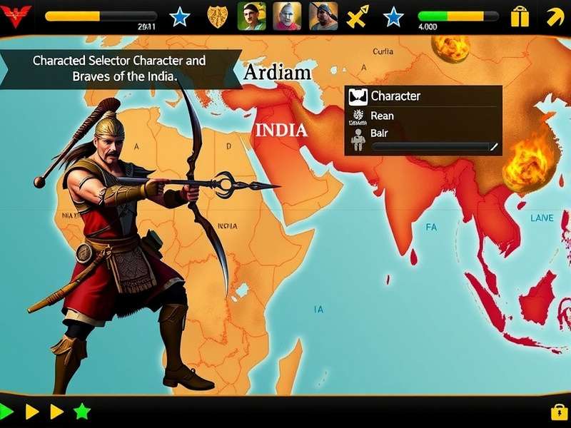 Braves Of South India character selection screen