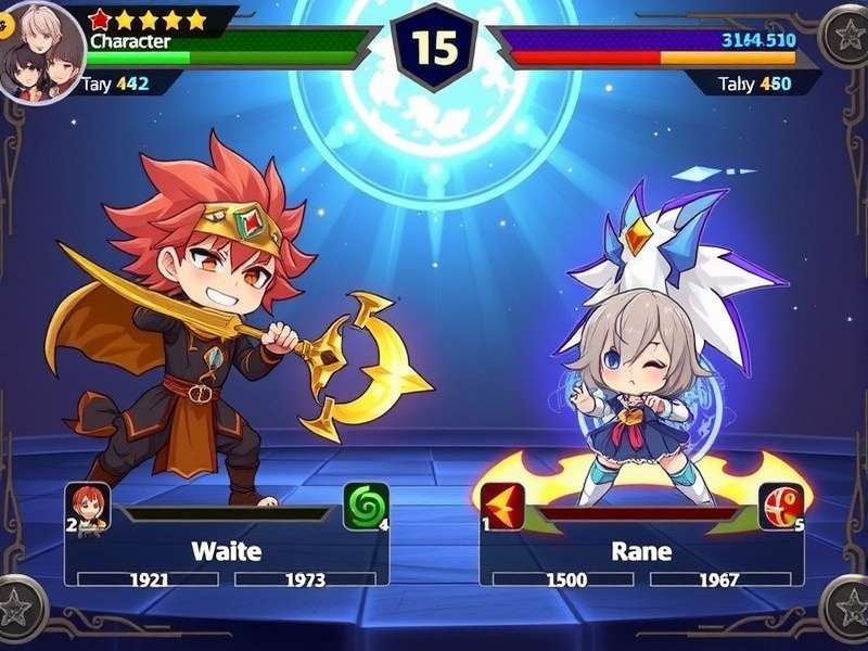 Celestial Combat Master character selection screen