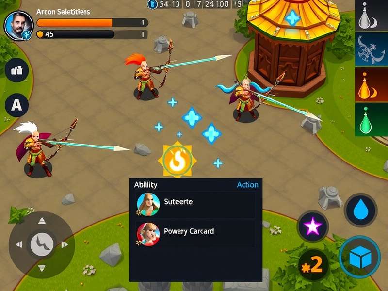 Archero Heroes India ability selection screen showing various power-ups