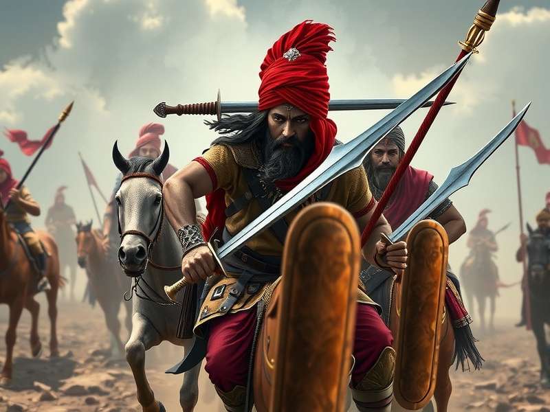 Sikh Swordsmen weapons collection