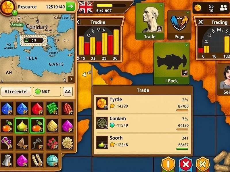 Spice Route Legends multiplayer trading interface