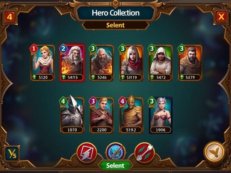 Cumin Rise Heroic Duel hero selection screen showing diverse characters