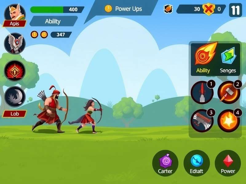 Various Archero Heroes India characters showing different abilities