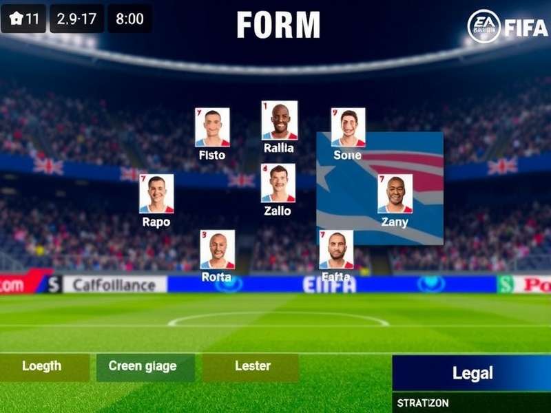 FIFA Mobile Team Play gameplay screenshot