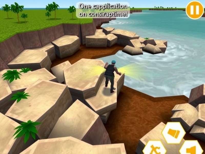 Tamarind Coastal Walk character interacting with environment