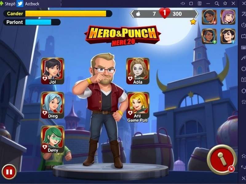 Hyderabad Hero Punch Character Selection Screen