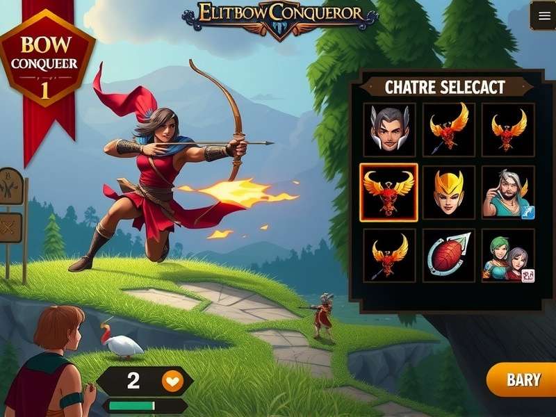 Elite Bow Conqueror competitive tournament scene