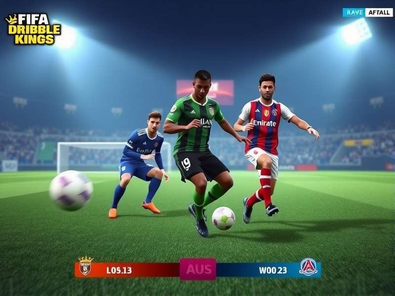 FIFA Dribble Kings IN gameplay screenshot showing realistic graphics