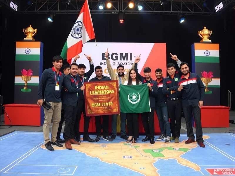 BGMI Indian Gladiators team celebrating tournament victory