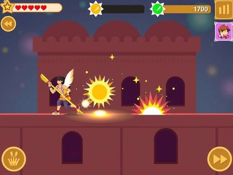 Basant Panchami Brawler gameplay screenshot showing festival-inspired combat