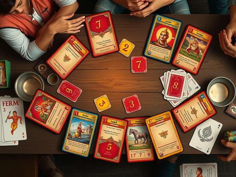 Different regional variations of Indian Card Battle from across India