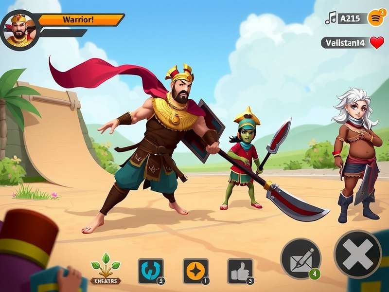 Rajput Warrior character from Vasco Warriors Epic Clash