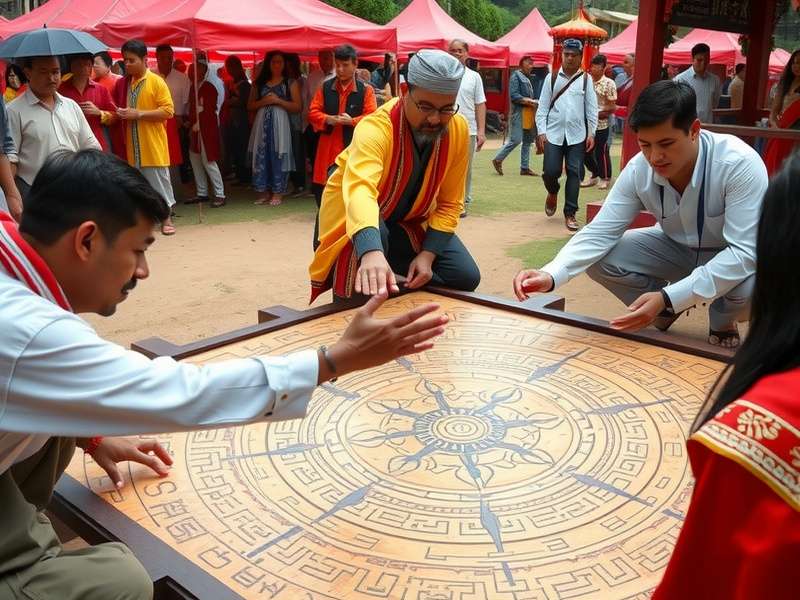 Cultural festival featuring Sacred Temple Pursuit tournament