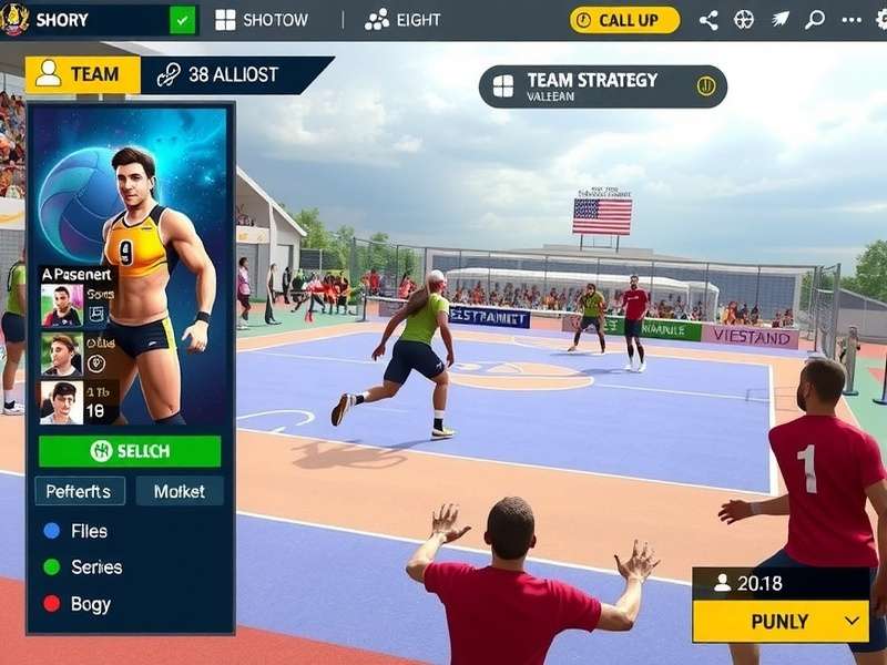 Volley Victors Pro character customization screen