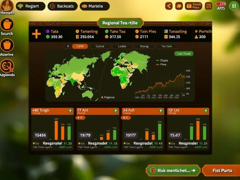 Chai Trade Master risk management dashboard showing portfolio diversification