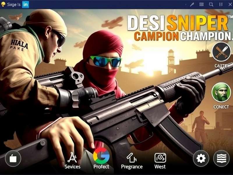 Desi Sniper Champion Game Interface