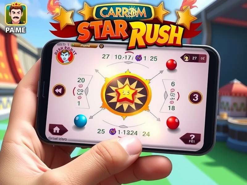 Carrom Star Rush game modes and features