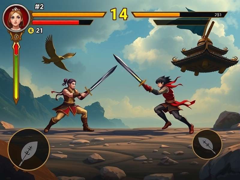 Sword Whirl Warriors special move demonstration